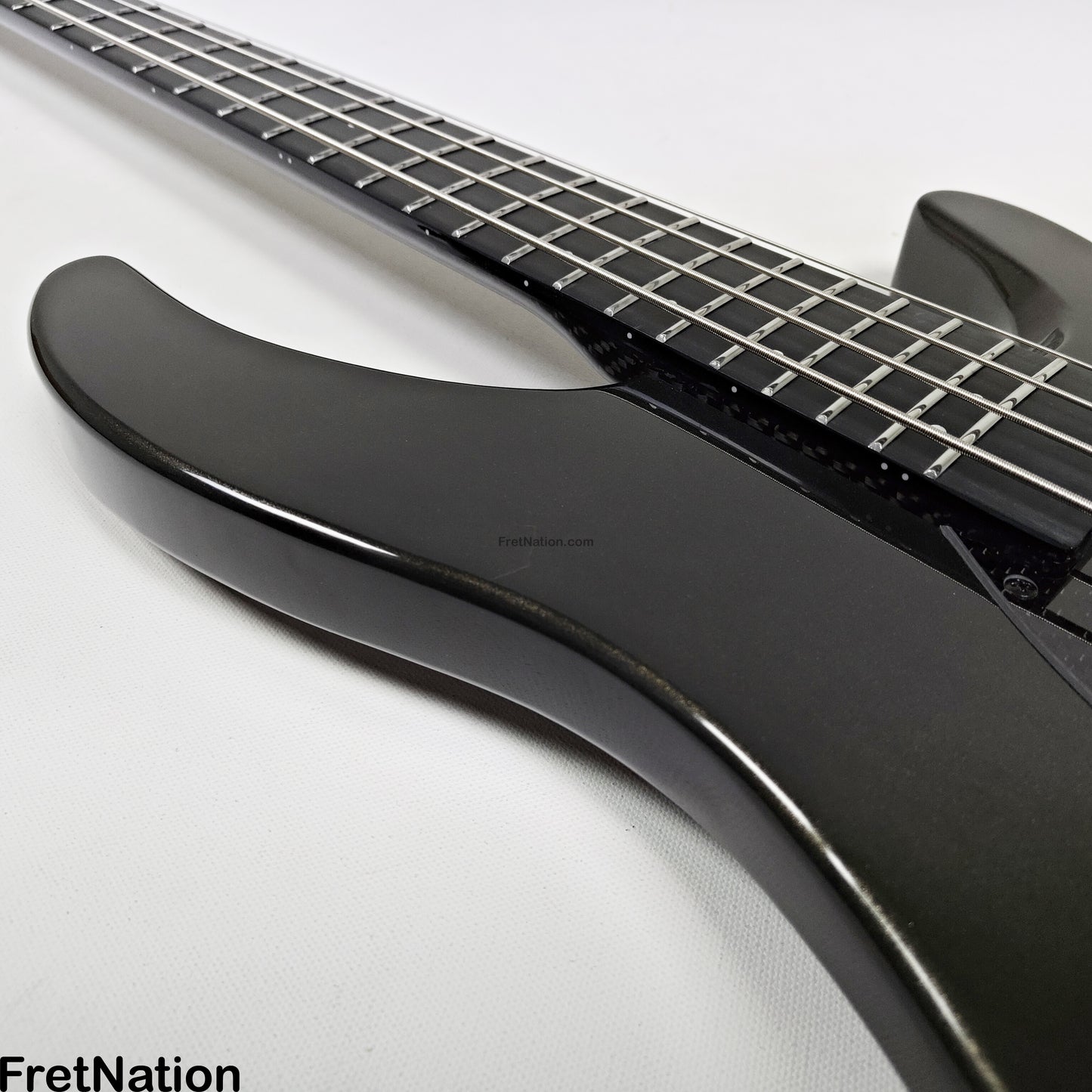 KLOS Guitars KLOS Apollo IV Standard 4-String Bass Charcoal w/ Carbon Fiber Neck 8.04lbs