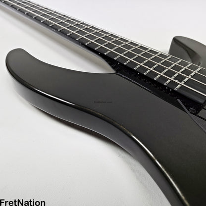 KLOS Guitars KLOS Apollo IV Standard 4-String Bass Charcoal w/ Carbon Fiber Neck 8.04lbs