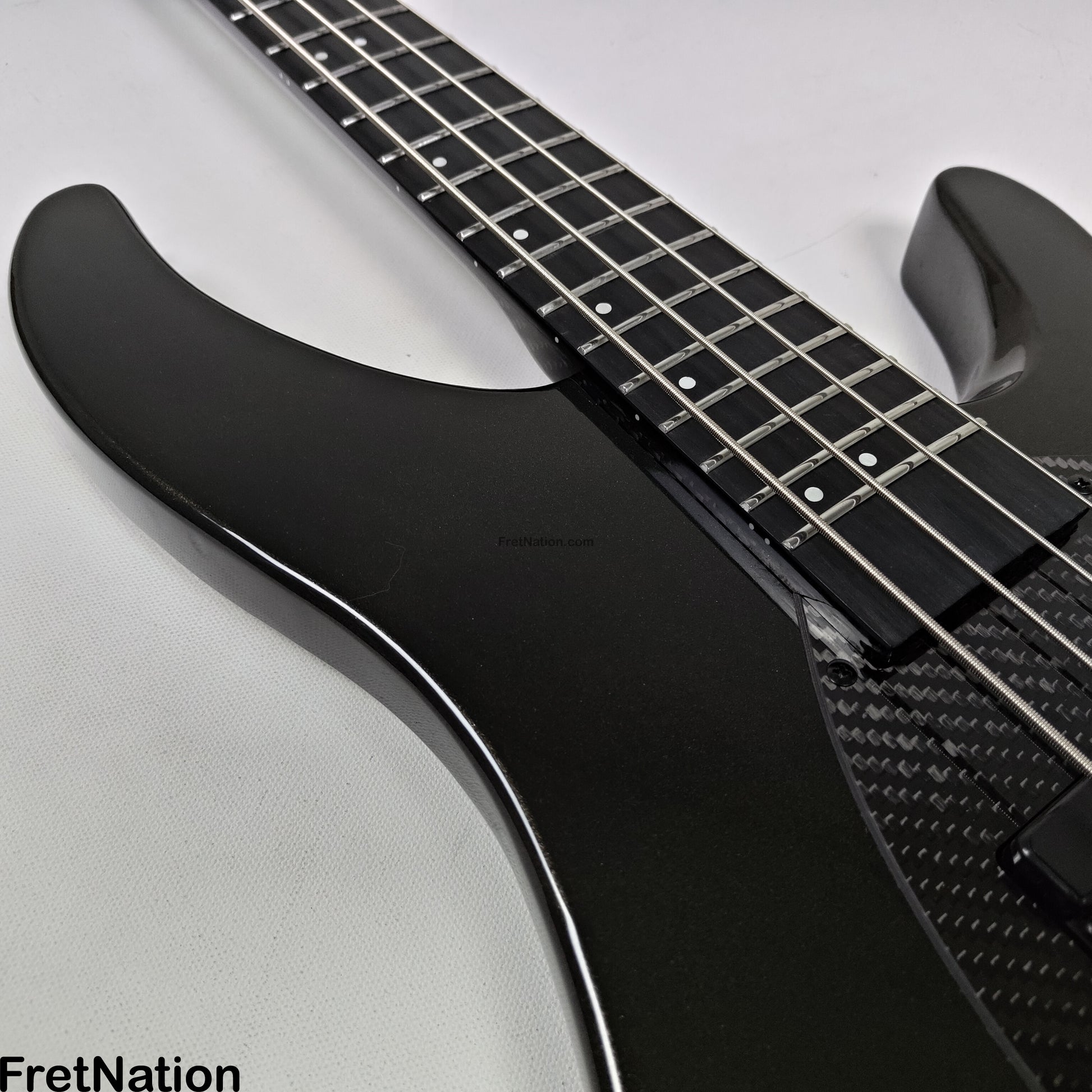 KLOS Guitars KLOS Apollo IV Standard 4-String Bass Charcoal w/ Carbon Fiber Neck 8.04lbs