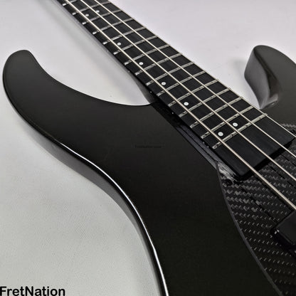 KLOS Guitars KLOS Apollo IV Standard 4-String Bass Charcoal w/ Carbon Fiber Neck 8.04lbs