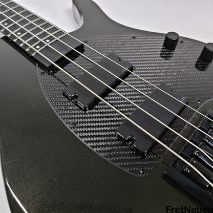 KLOS Guitars KLOS Apollo IV Standard 4-String Bass Charcoal w/ Carbon Fiber Neck 8.04lbs