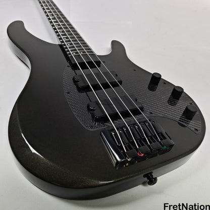 KLOS Guitars KLOS Apollo IV Standard 4-String Bass Charcoal w/ Carbon Fiber Neck 8.04lbs