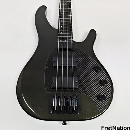 KLOS Guitars KLOS Apollo IV Standard 4-String Bass Charcoal w/ Carbon Fiber Neck 8.04lbs