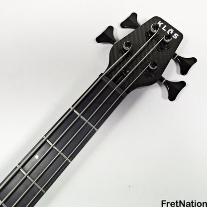 KLOS Guitars KLOS Apollo IV Standard 4-String Bass Charcoal w/ Carbon Fiber Neck 8.04lbs