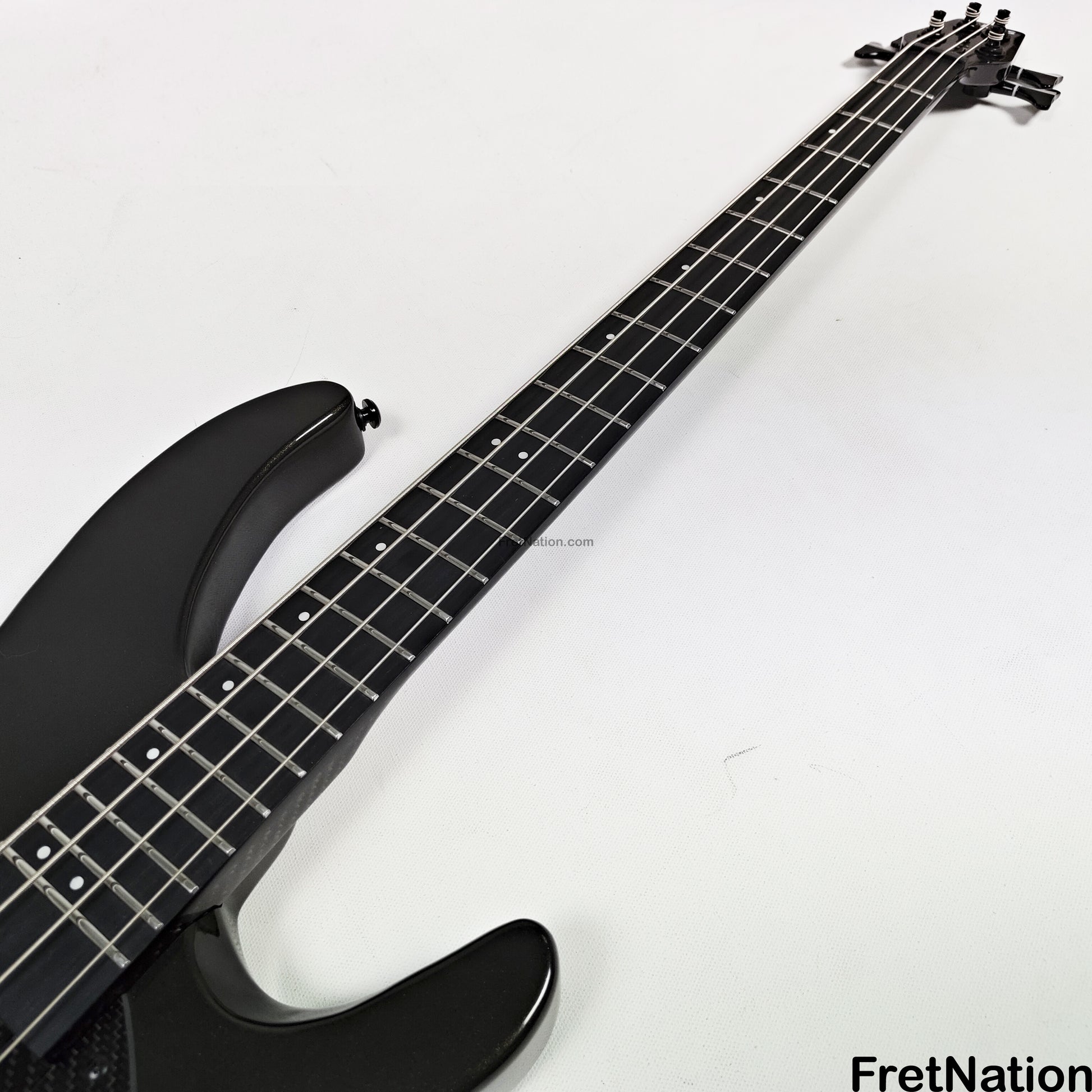 KLOS Guitars KLOS Apollo IV Standard 4-String Bass Charcoal w/ Carbon Fiber Neck 8.04lbs