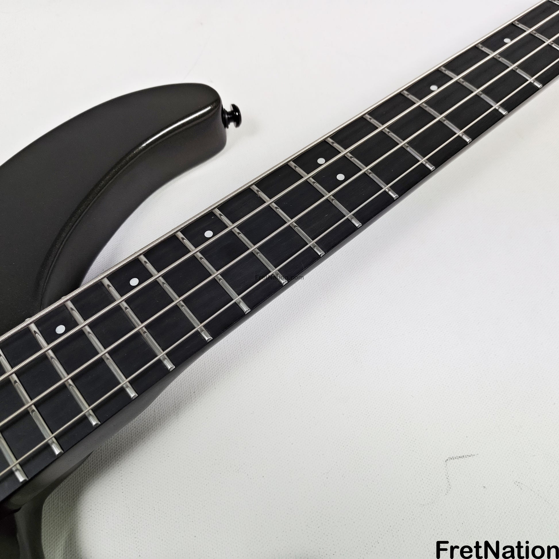 KLOS Guitars KLOS Apollo IV Standard 4-String Bass Charcoal w/ Carbon Fiber Neck 8.04lbs