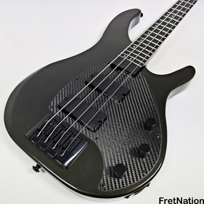 KLOS Guitars KLOS Apollo IV Standard 4-String Bass Charcoal w/ Carbon Fiber Neck 8.04lbs