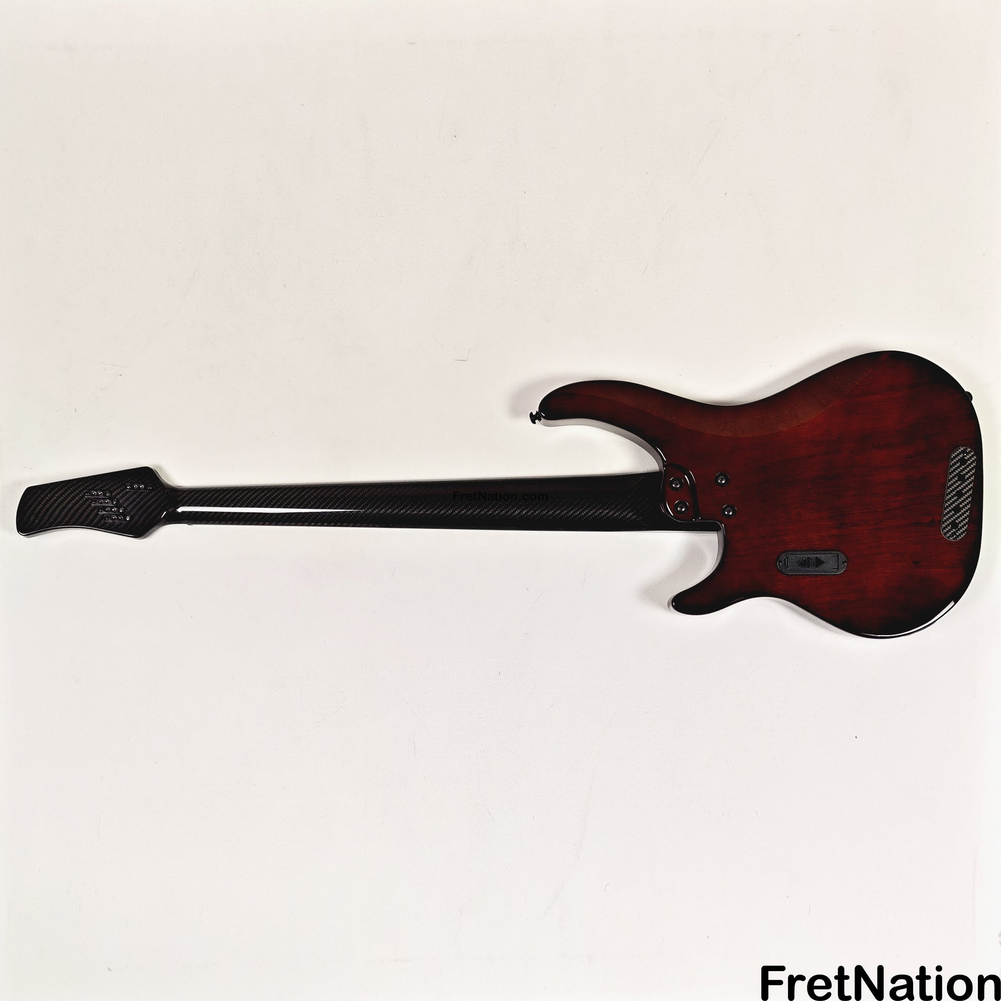 KLOS Guitars KLOS Apollo V Custom Headless 5-String Bass Black Flame Fishman Fluence 8.90lbs