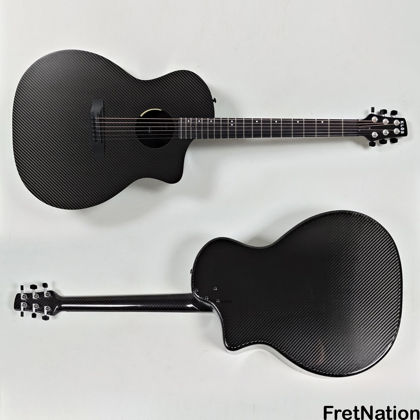 KLOS Guitars KLOS Grand Cutaway Acoustic Guitar w/ LR Baggs Anthem Carbon Fiber 4.28lbs #164423 B-Stock