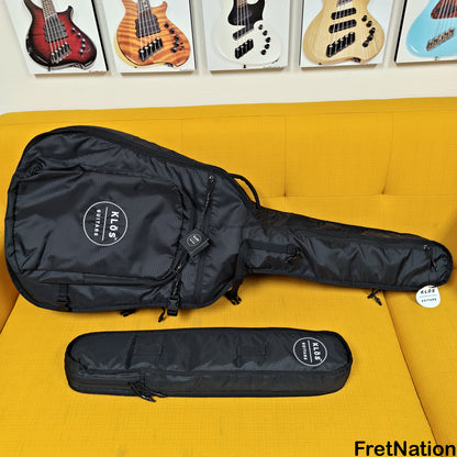 KLOS Guitars KLOS Grand Cutaway Acoustic Guitar w/ LR Baggs Anthem Carbon Fiber 4.28lbs #164423 B-Stock
