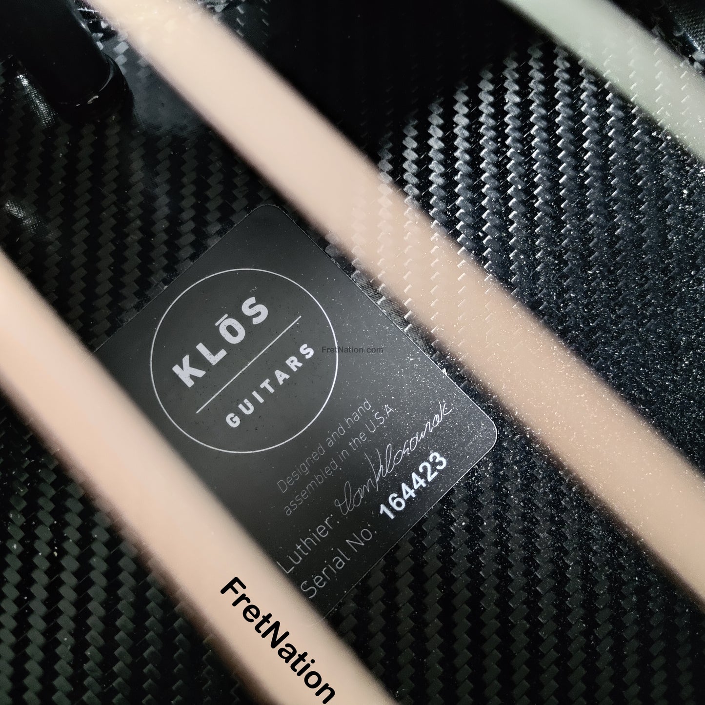 KLOS Guitars KLOS Grand Cutaway Acoustic Guitar w/ LR Baggs Anthem Carbon Fiber 4.28lbs #164423 B-Stock