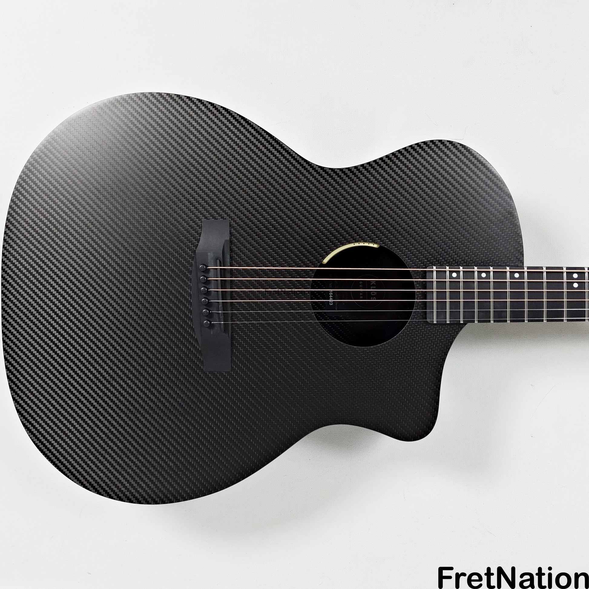 KLOS Guitars KLOS Grand Cutaway Acoustic Guitar w/ LR Baggs Anthem Carbon Fiber 4.28lbs #164423 B-Stock