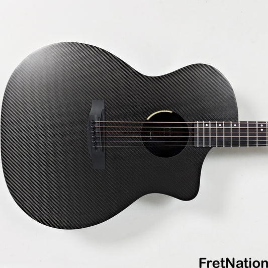 KLOS Guitars KLOS Grand Cutaway Acoustic Guitar w/ LR Baggs Anthem Carbon Fiber 4.28lbs #164423 B-Stock
