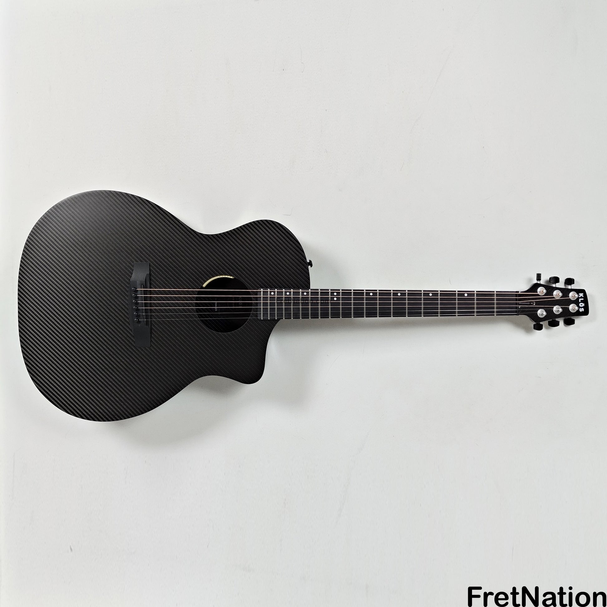 KLOS Guitars KLOS Grand Cutaway Acoustic Guitar w/ LR Baggs Anthem Carbon Fiber 4.28lbs #164423 B-Stock