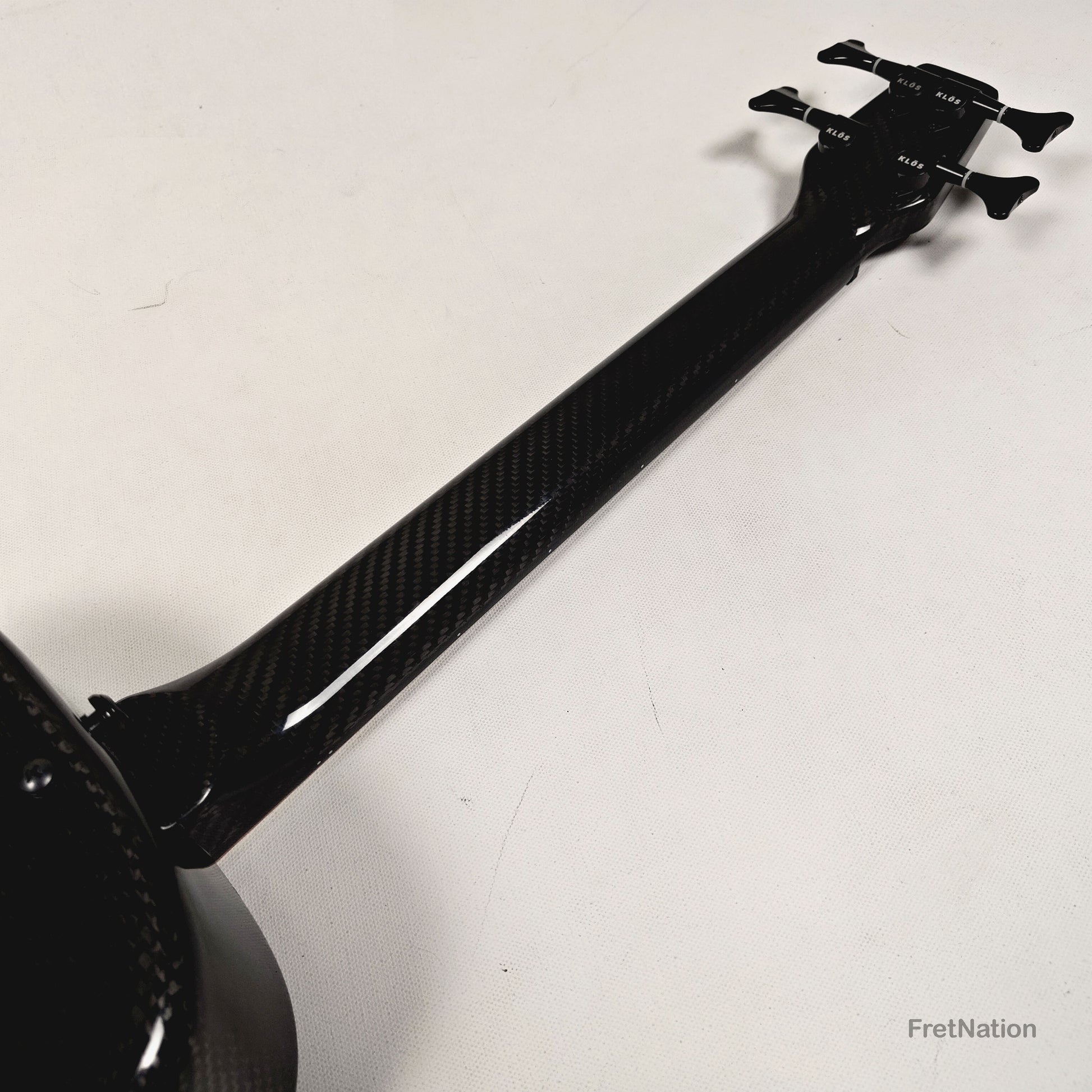 Fret Nation KLOS Full Carbon Acoustic Travel Bass - 3.16lbs #163121 - NAMM Demo