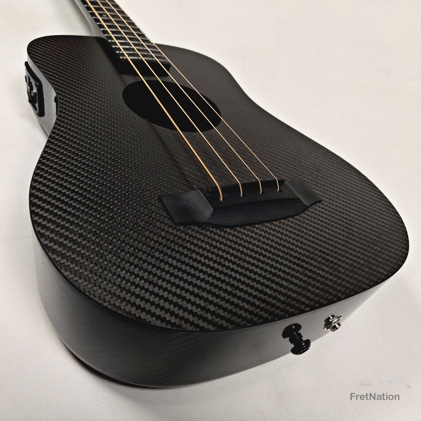 Fret Nation KLOS Full Carbon Acoustic Travel Bass - 3.16lbs #163121 - NAMM Demo