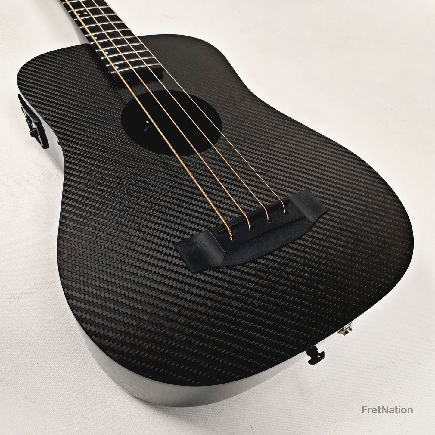 Fret Nation KLOS Full Carbon Acoustic Travel Bass - 3.16lbs #163121 - NAMM Demo
