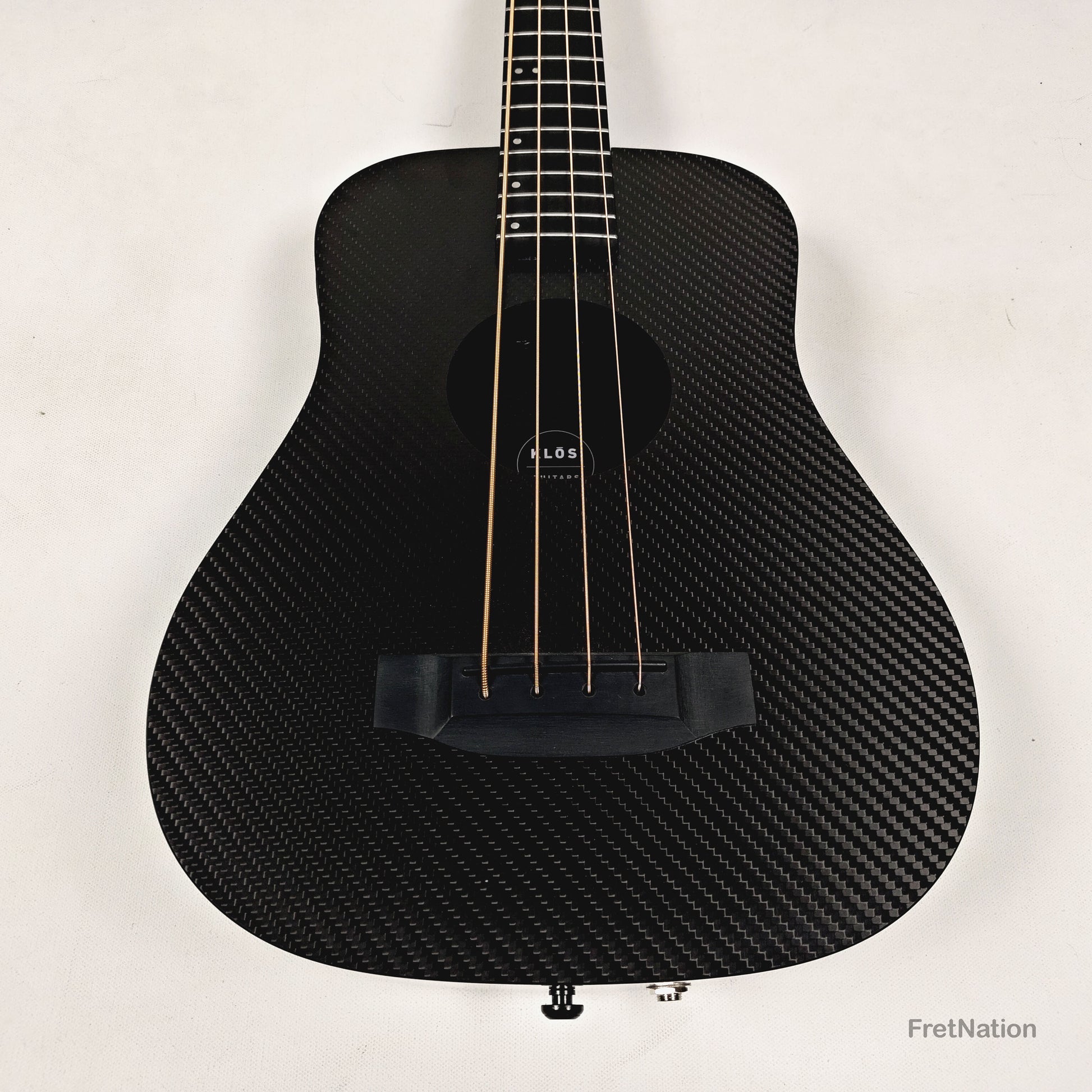 Fret Nation KLOS Full Carbon Acoustic Travel Bass - 3.16lbs #163121 - NAMM Demo