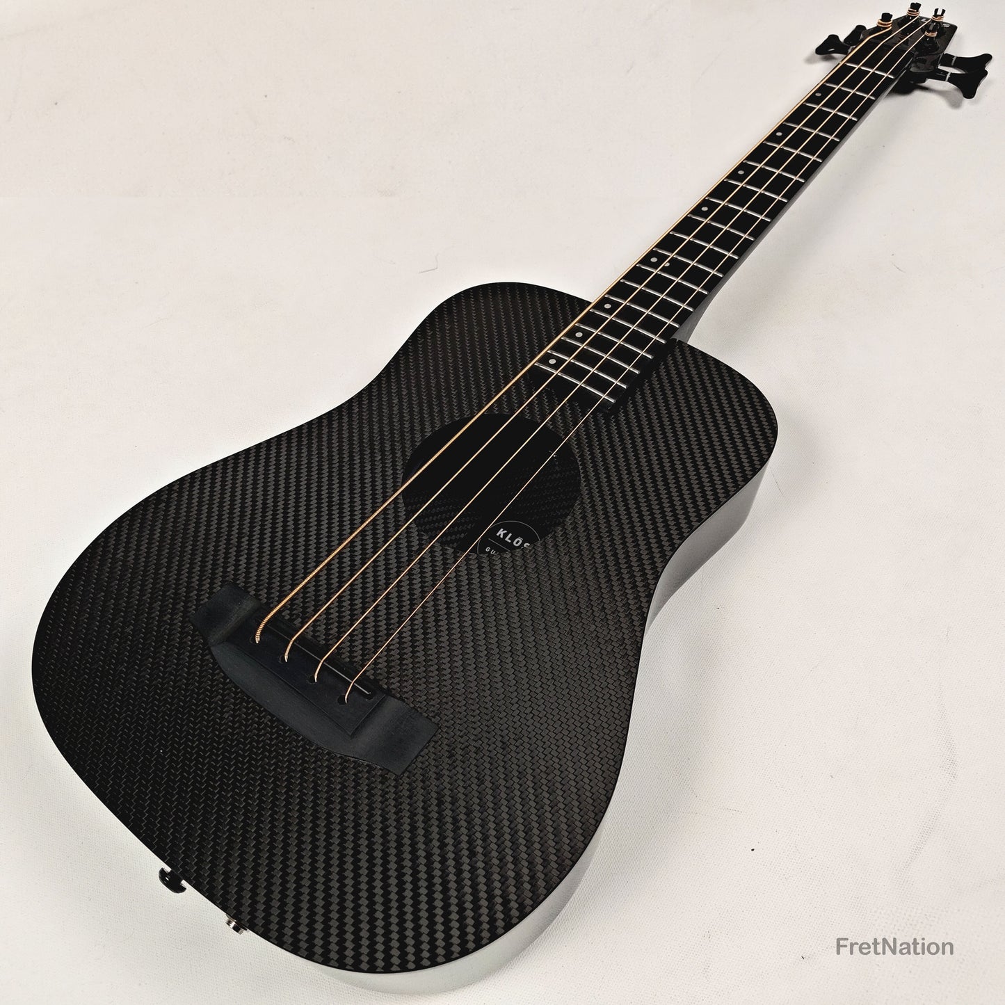 Fret Nation KLOS Full Carbon Acoustic Travel Bass - 3.16lbs #163121 - NAMM Demo