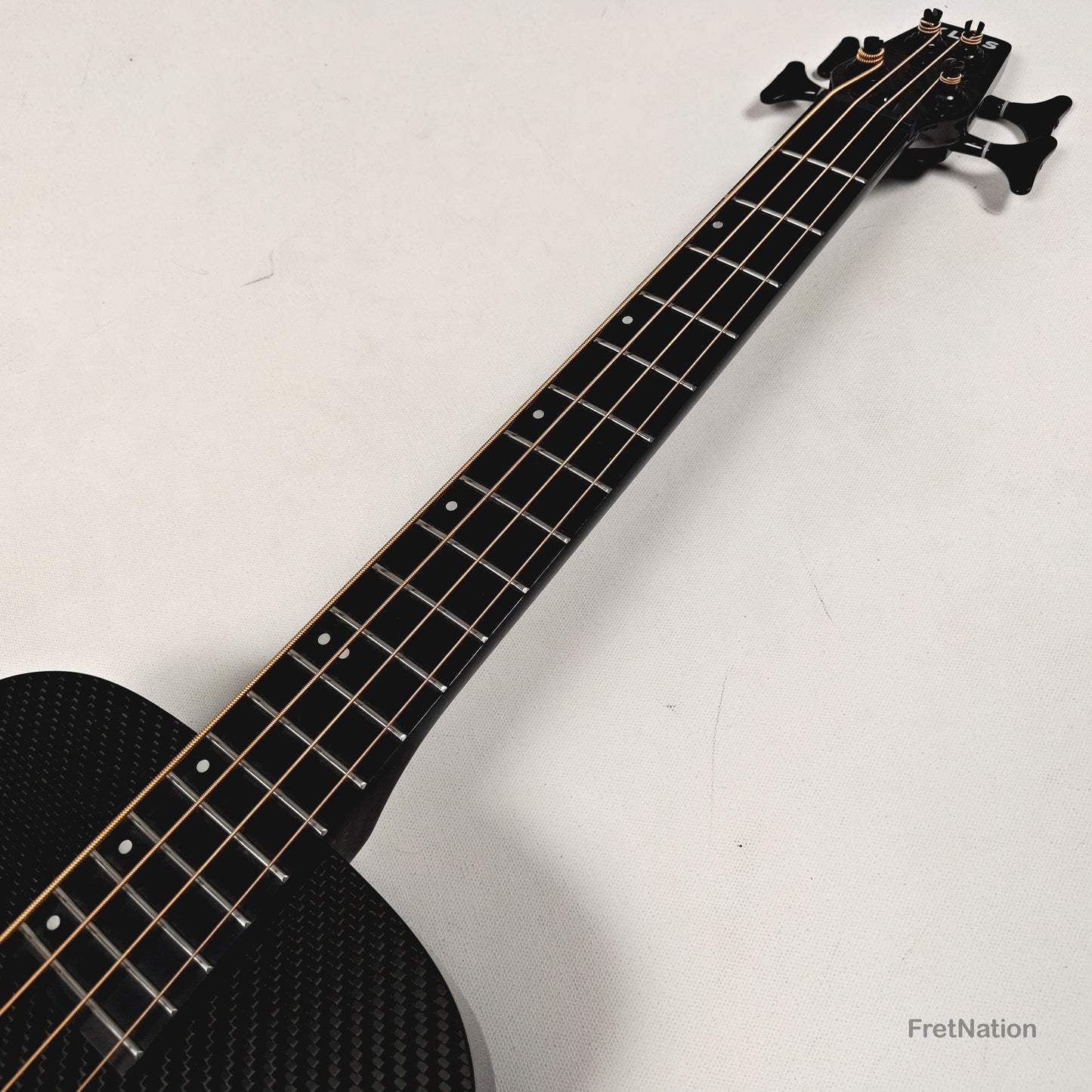 Fret Nation KLOS Full Carbon Acoustic Travel Bass - 3.16lbs #163121 - NAMM Demo