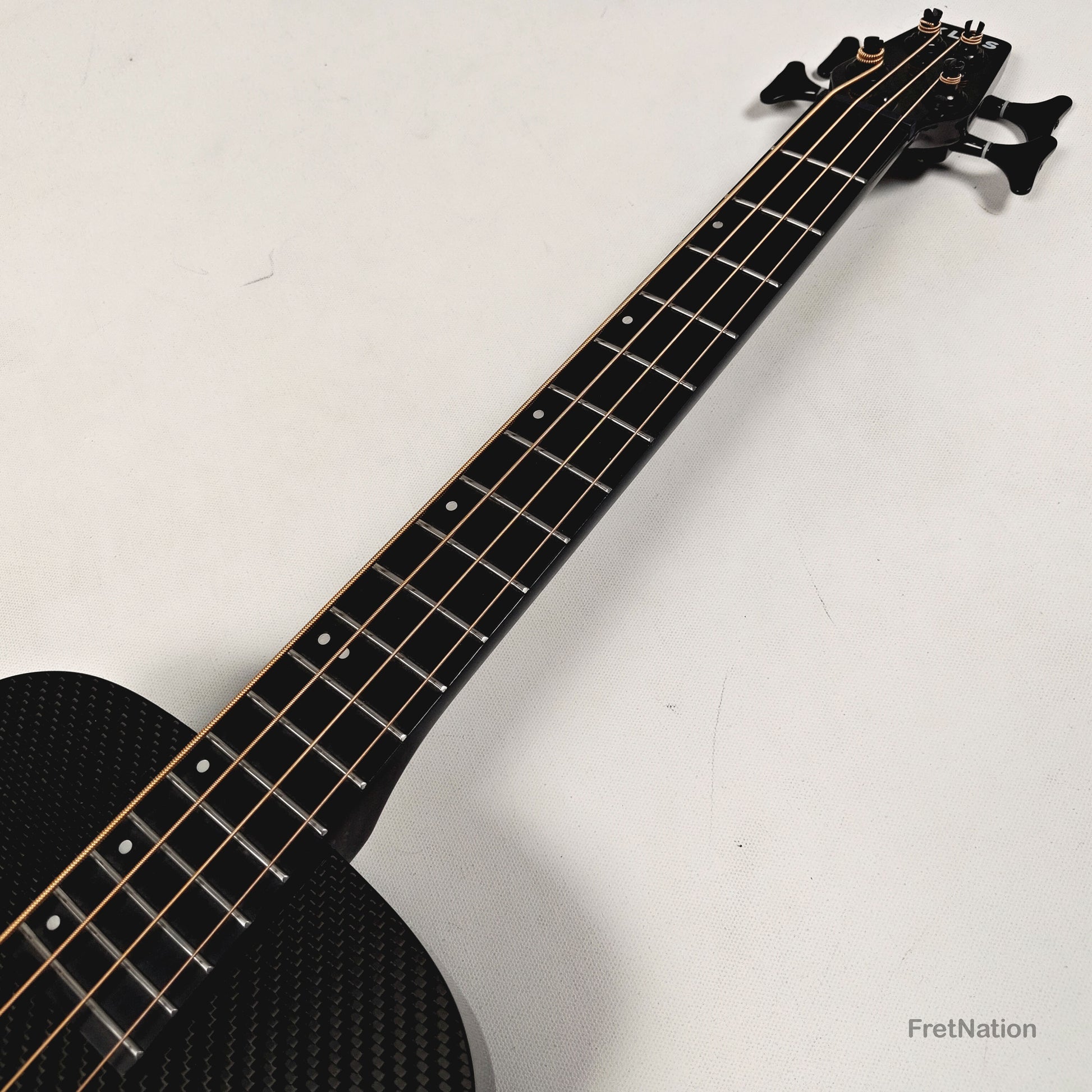 Fret Nation KLOS Full Carbon Acoustic Travel Bass - 3.16lbs #163121 - NAMM Demo