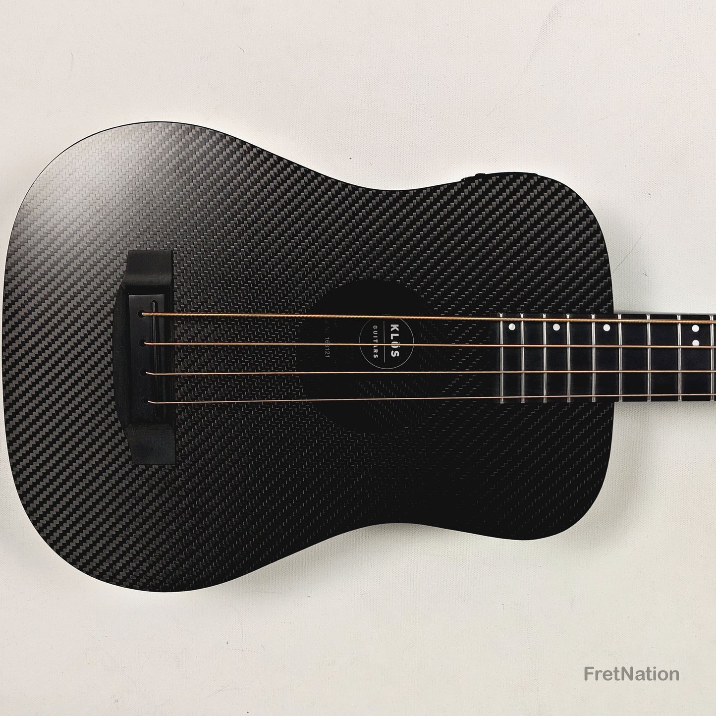Fret Nation KLOS Full Carbon Acoustic Travel Bass - 3.16lbs #163121 - NAMM Demo