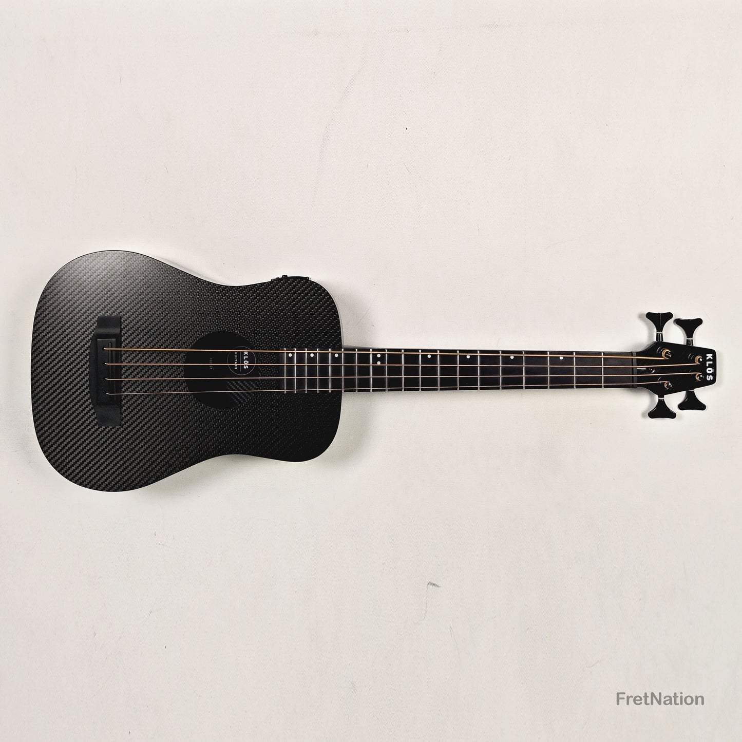 Fret Nation KLOS Full Carbon Acoustic Travel Bass - 3.16lbs #163121 - NAMM Demo