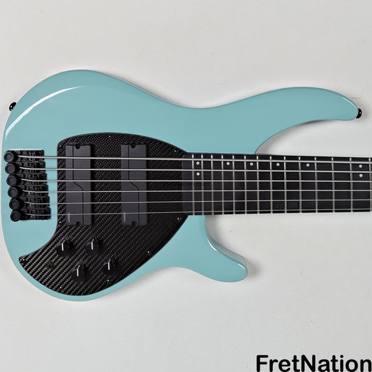 KLOS Apollo VI Custom Headless 6-String Bass Stone Blue Fishman Fluence 7.16lbs