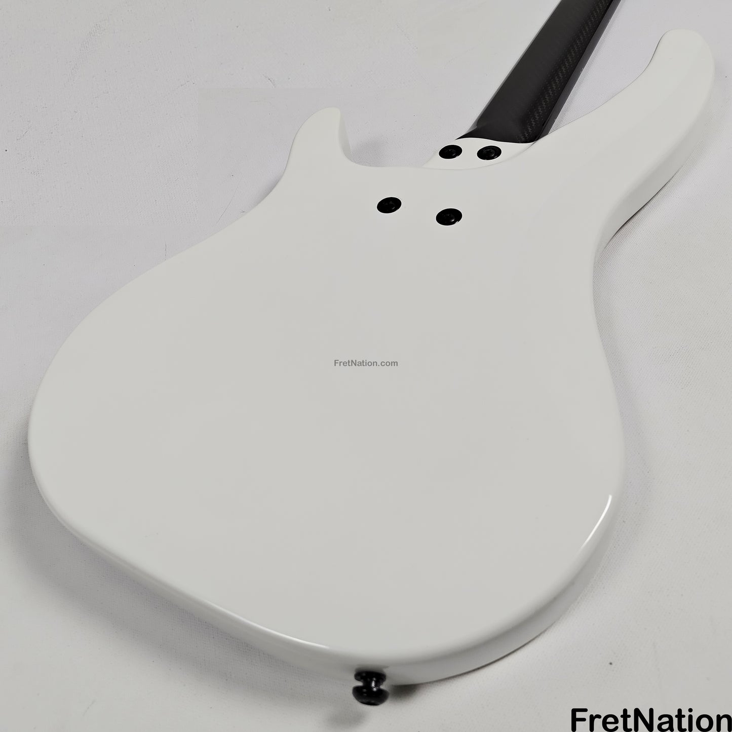 KLOS Guitars KLOS Apollo IV Standard 4-String Bass White w/ Carbon Fiber Neck 7.62lbs