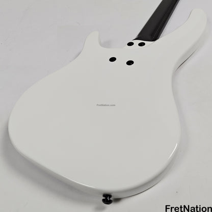 KLOS Guitars KLOS Apollo IV Standard 4-String Bass White w/ Carbon Fiber Neck 7.62lbs