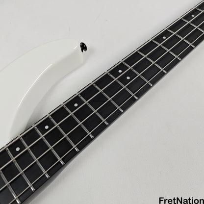 KLOS Guitars KLOS Apollo IV Standard 4-String Bass White w/ Carbon Fiber Neck 7.62lbs