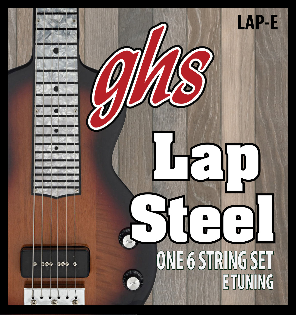 GHS Strings GHS Lap Steel Guitar 06-String Set E Tuning - 13-56 Regular LAP-E