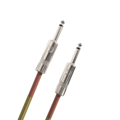 D'Addario D'Addario Custom Series Braided Instrument Cable 20' Tweed - PW-BG-20TW