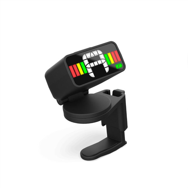 D'Addario D'Addario Micro Rechargeable Headstock Guitar Tuner - PW-CT-12RC Black
