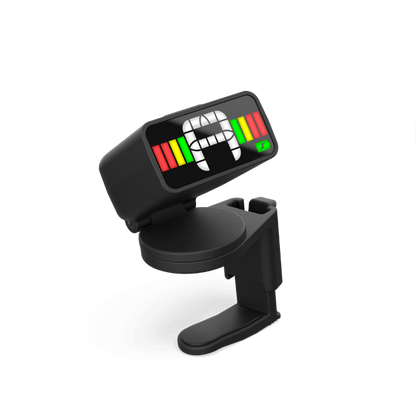 D'Addario D'Addario Micro Rechargeable Headstock Guitar Tuner - PW-CT-12RC Black