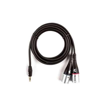 D'Addario D'Addario Custom Series 1/8 Inch to Dual XLR Audio Cable 6' - PW-MPXLR-06