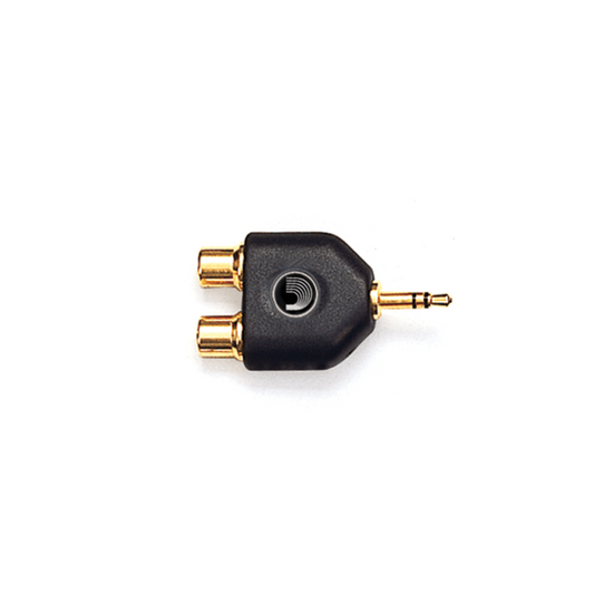 D'Addario D'Addario 1/8" Male Stereo to Dual RCA Female Adaptor - PW-P047C