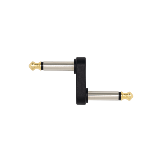D'Addario D'Addario 1/4 Inch Male Mono Offset Adaptor - PW-P047B