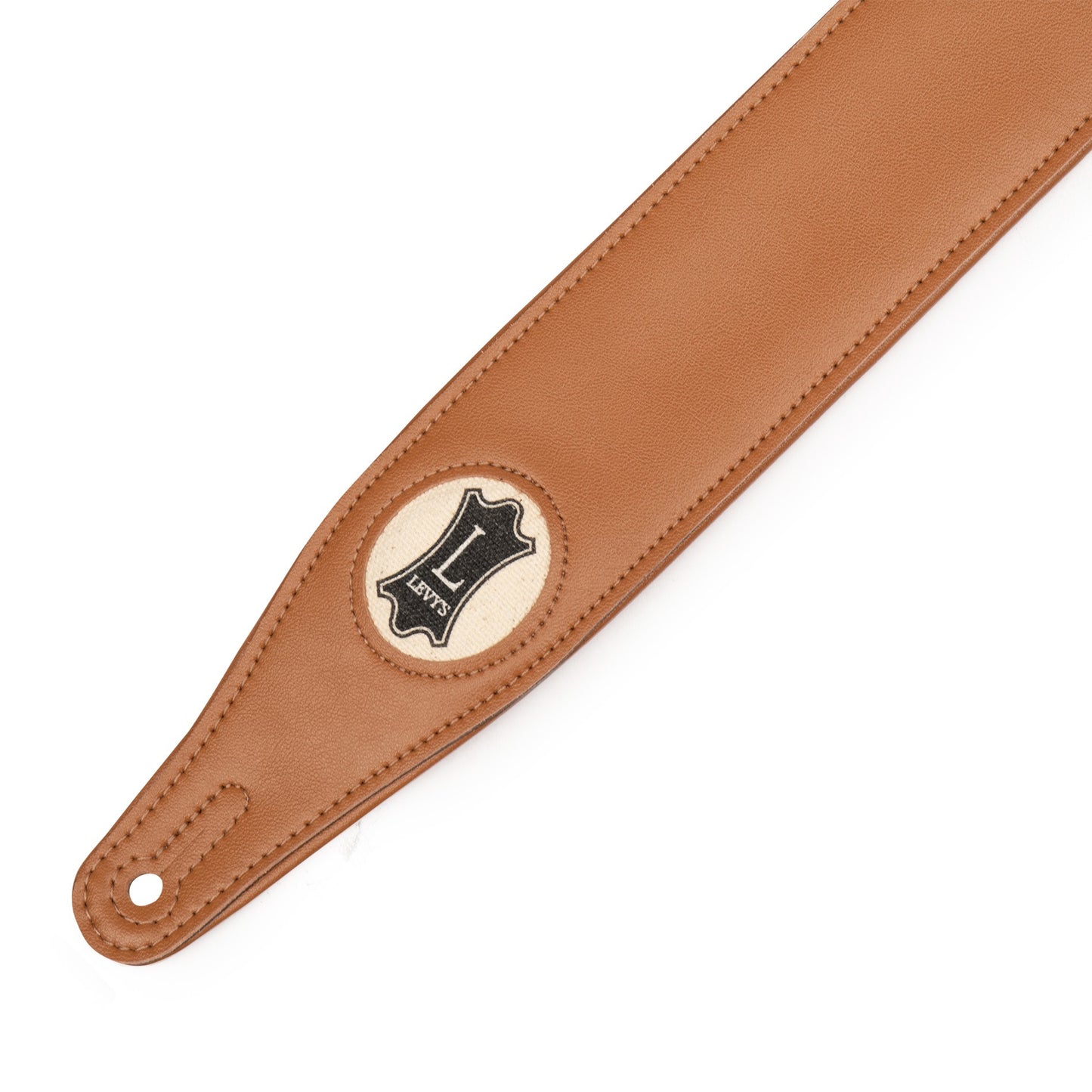 Levy's Leathers Levy's Tan Padded Vegan 2.5" Guitar Strap - M17VGN-TAN