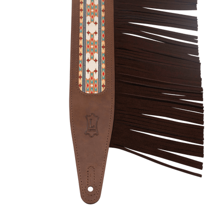 Levy's Leathers Levy's Brown Crazy Horse Leather 2.5" Guitar Strap - MG317BOI-BRN