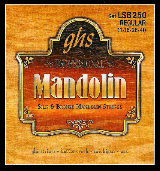 GHS Strings GHS Mandolin Silk and Bronze 04-String Set - 11-40 Regular LSB250