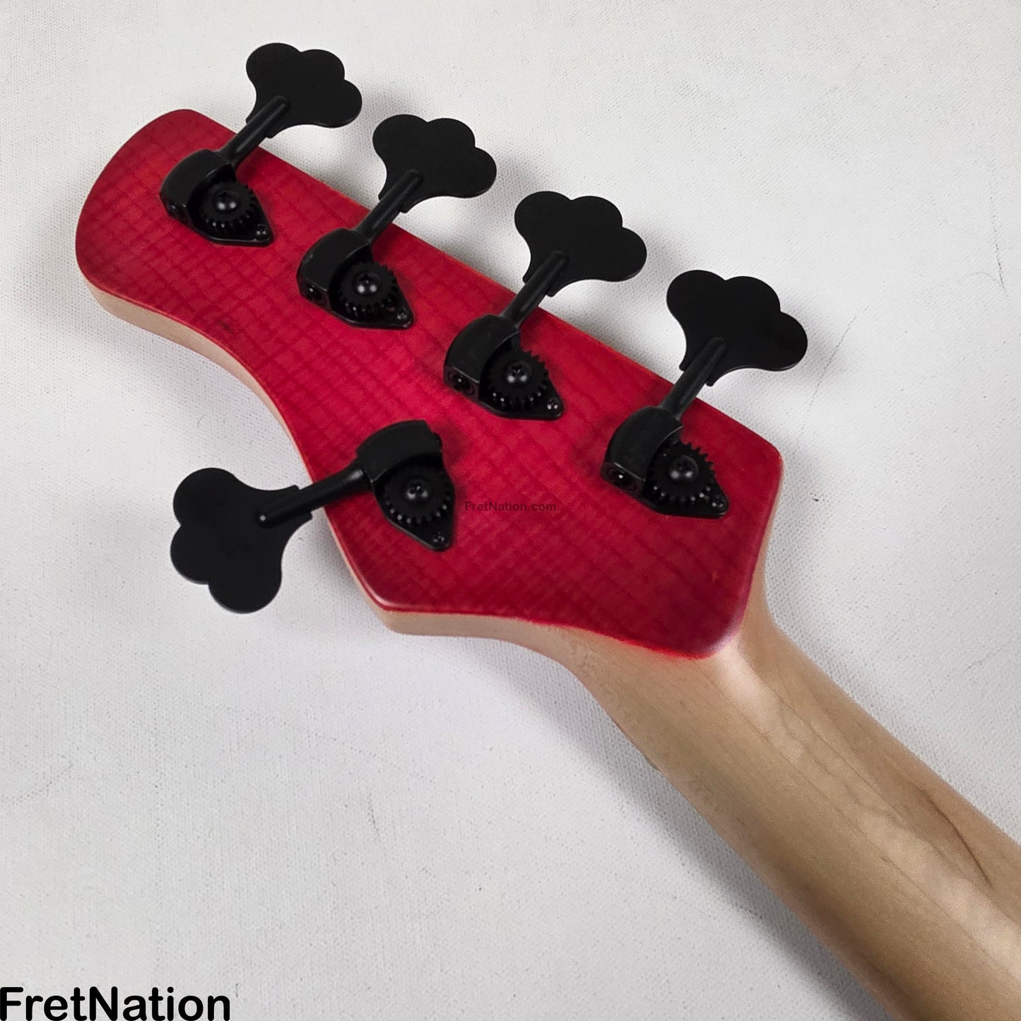 Marco Bass Guitars Marco Bass Guitars TFL-5 5-String 34.5" Satin Red - 9.84lbs