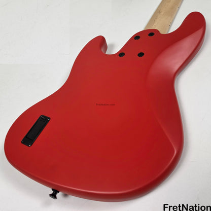 Marco Bass Guitars Marco Bass Guitars TFL-5 5-String 34.5" Satin Red - 9.84lbs
