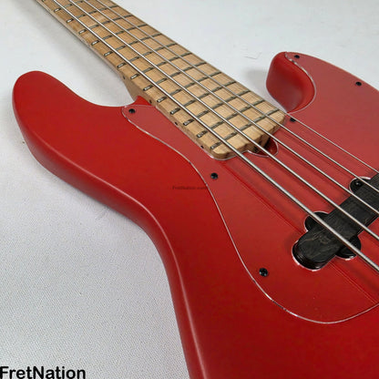Marco Bass Guitars Marco Bass Guitars TFL-5 5-String 34.5" Satin Red - 9.84lbs