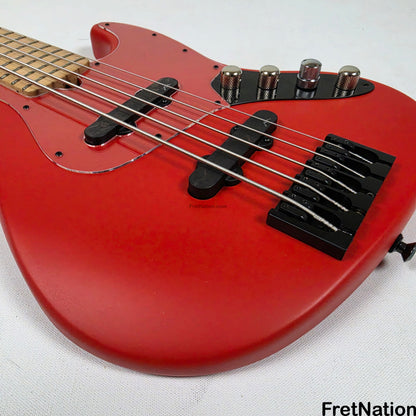 Marco Bass Guitars Marco Bass Guitars TFL-5 5-String 34.5" Satin Red - 9.84lbs