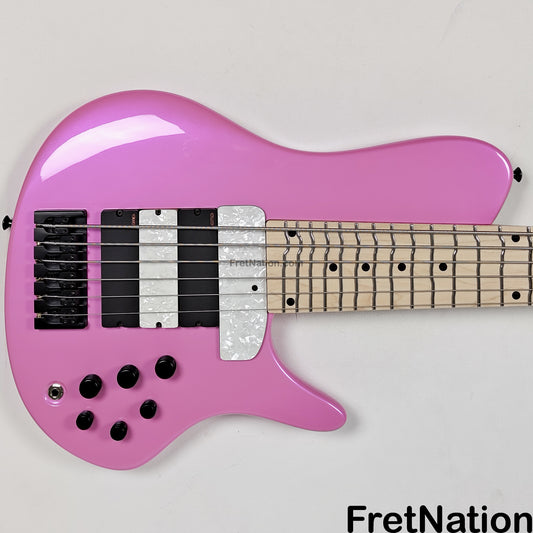 Mattisson Bass Mattisson Bass HL-6 6-String True Temperament Henrik Linder 6-String - Pink 10.74lbs TT #016 11 24