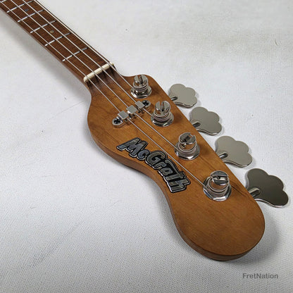 McGrath J-Style Thumper Short Scale 4-String Bass Nordstrands Passive - Black Sands 8.20lbs