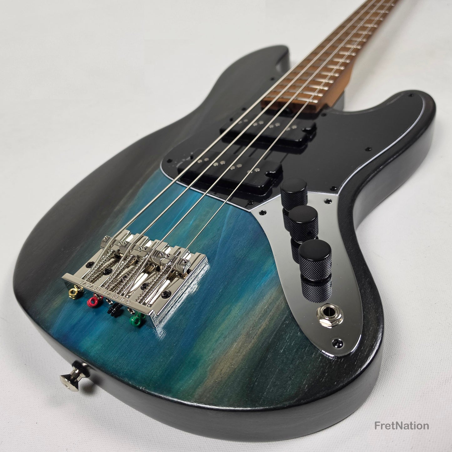 McGrath J-Style Thumper Short Scale 4-String Bass Nordstrands Passive - Black Sands 8.20lbs
