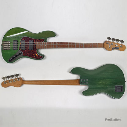 McGrath J-Style Thunderhorse IV 4-String Bass Nordstrand 12-Way Tilt - British Racing Green 9.02lbs