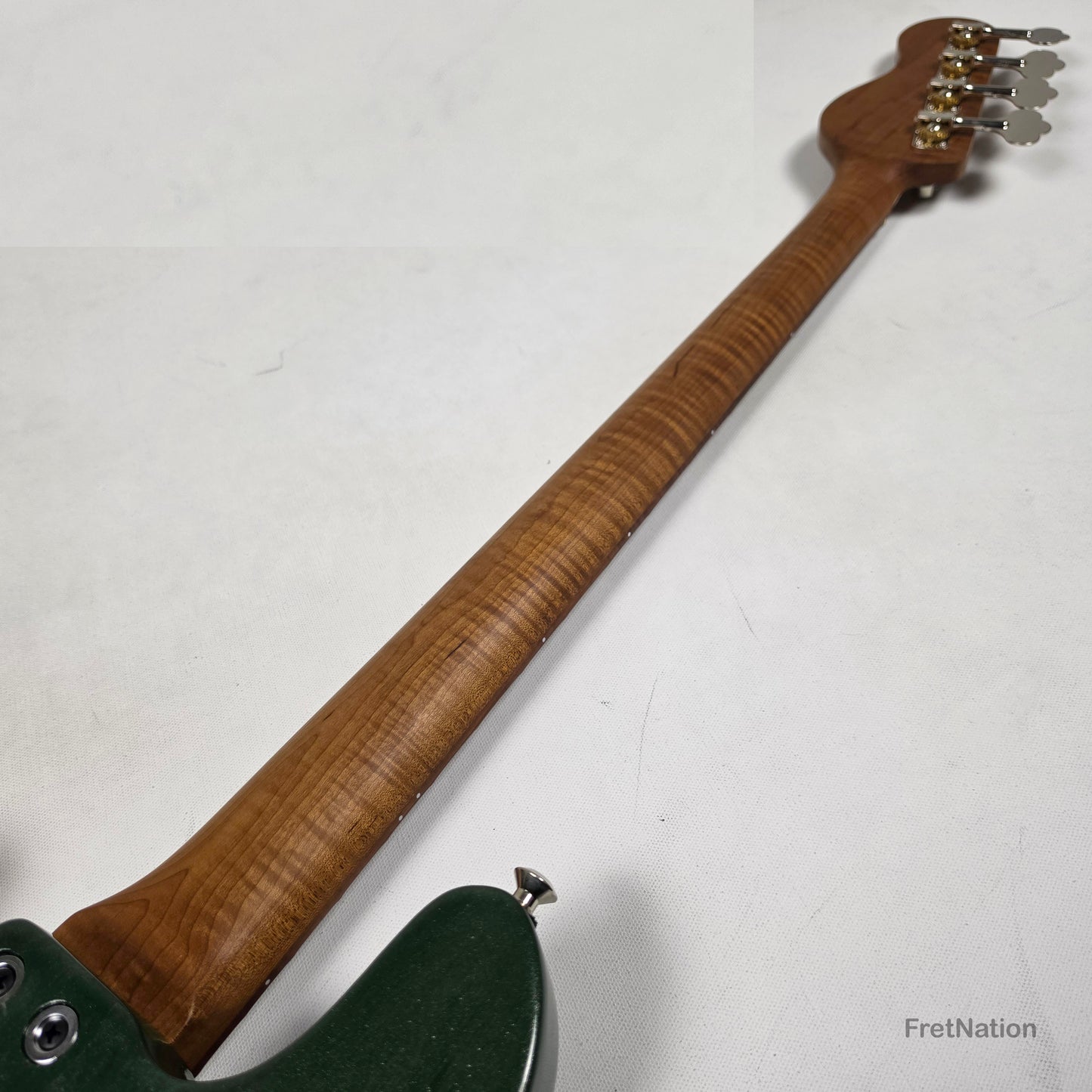 McGrath J-Style Thunderhorse IV 4-String Bass Nordstrand 12-Way Tilt - British Racing Green 9.02lbs